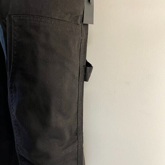 WXYZ Men's Black Denim Loose Fit Carpenter Jeans - Size 38 x 29 - NWT - Picture 3 of 6